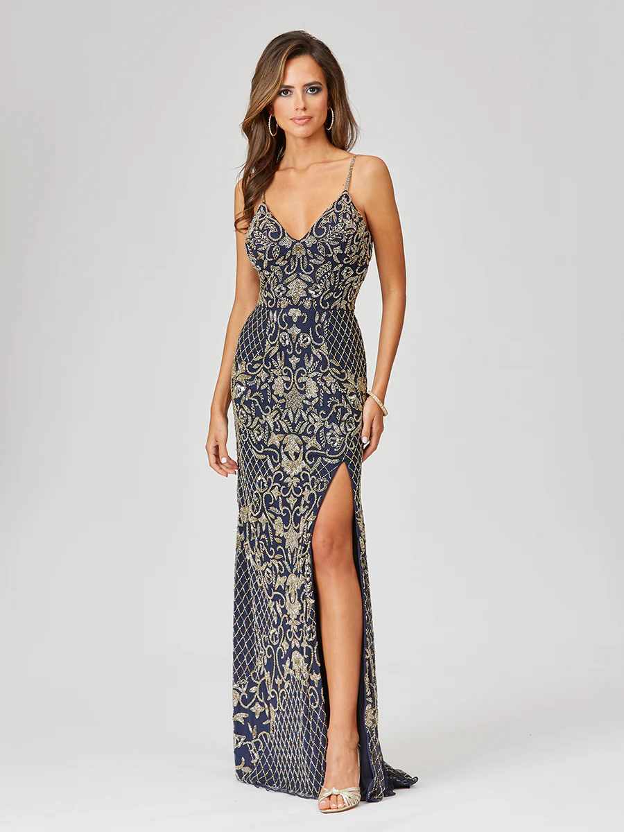 Beaded Tank Dress with Slit - OUTLET - Image 4