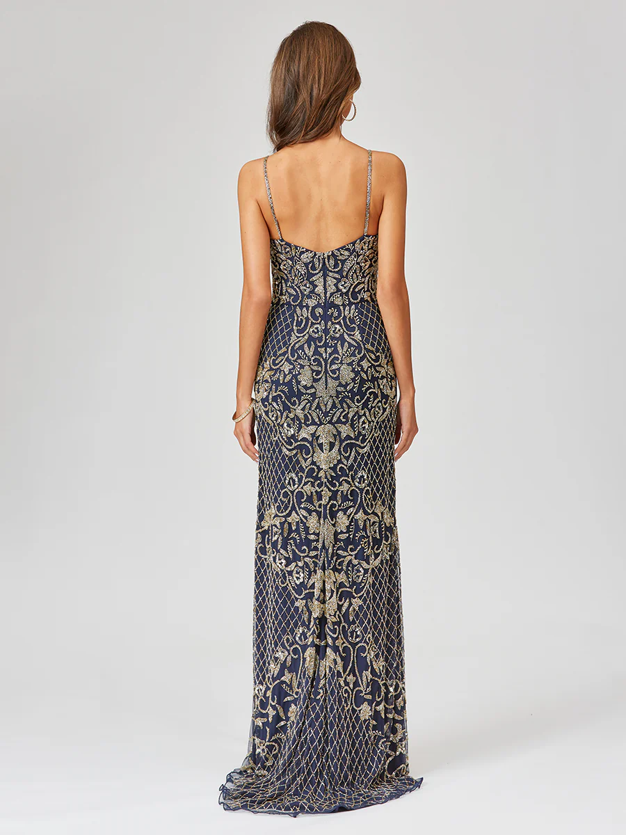 Beaded Tank Dress with Slit - OUTLET - Image 9